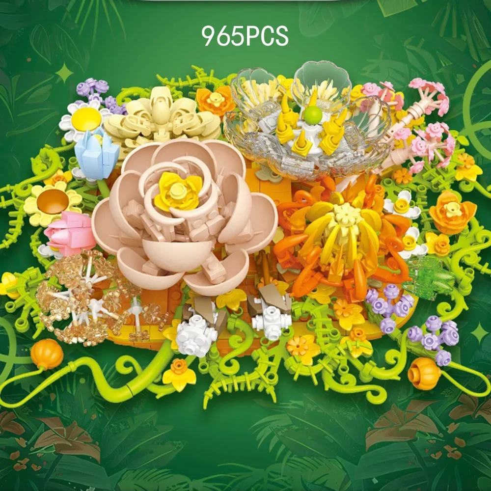 Wall Frame Bouquet Assemble Brick Model Educational Toy Collection For Girls Gifts Creative Flower World Building Block 3D
Wall Frame Bouquet Assemble Brick Model Educational Toy Collection For Girls Gifts Creative Flower World Building Block 3D