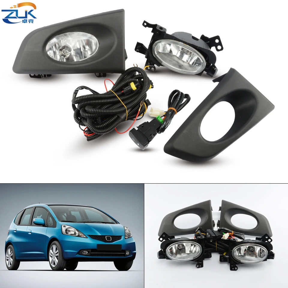 ZUK Car Front Bumper Fog Light Fog Lamp Addintional Set For HONDA JAZZ / FIT GE6 GE8 2009-2011 With Wire Harness Switch Kit
ZUK Car Front Bumper Fog Light Fog Lamp Addintional Set For HONDA JAZZ / FIT GE6 GE8 2009-2011 With Wire Harness Switch Kit