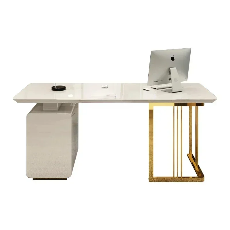Light Luxury Small Apartment Desk White Paint Desk Simple Style Modern Consulting Computer Desk
Light Luxury Small Apartment Desk White Paint Desk Simple Style Modern Consulting Computer Desk