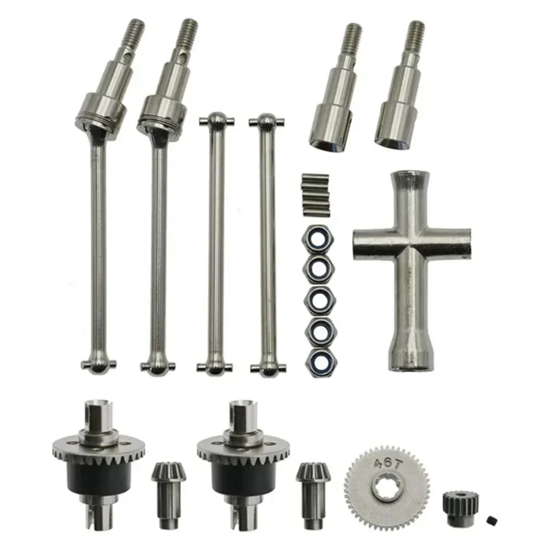 Metal Differential and Drive Shaft Set for SCY 16101 16102 16103 16201 Pro 1/16 Brushless RC Car Upgrades Parts
Metal Differential and Drive Shaft Set for SCY 16101 16102 16103 16201 Pro 1/16 Brushless RC Car Upgrades Parts
