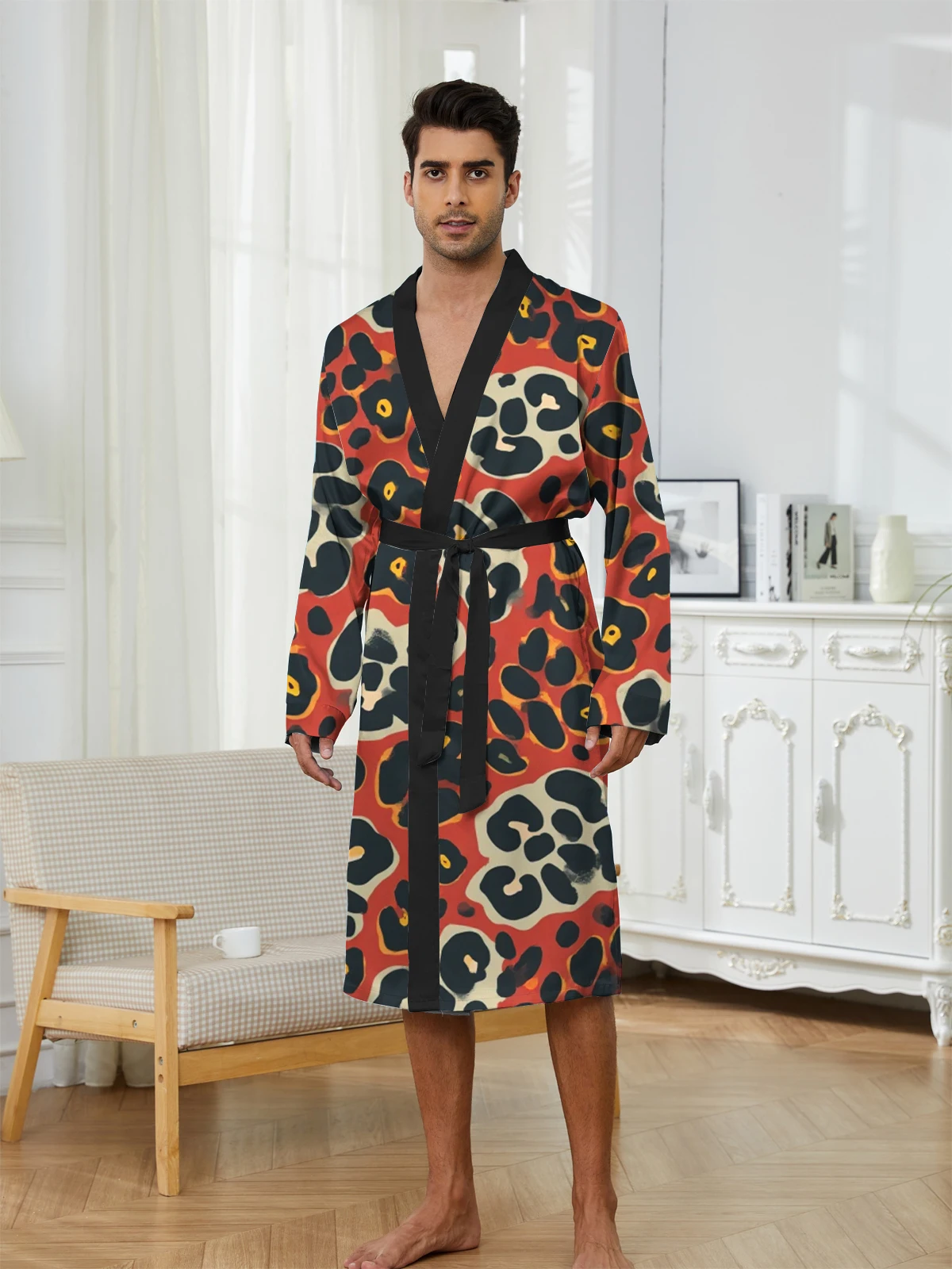 1pcs Men's Robes 2026 Spring/Summer bath robe Bathrobe men dressing gown Graphic Sleepwear Sleepwear 3D Printed Breathable
1pcs Men's Robes 2026 Spring/Summer bath robe Bathrobe men dressing gown Graphic Sleepwear Sleepwear 3D Printed Breathable