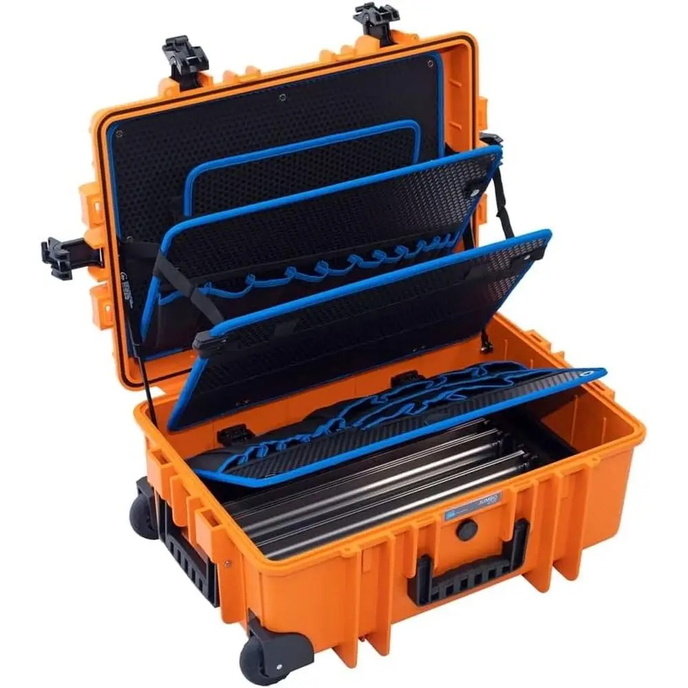 Jumbo 6700 Outdoor Tool Case with Key Tool Boards, Orange
Jumbo 6700 Outdoor Tool Case with Key Tool Boards, Orange