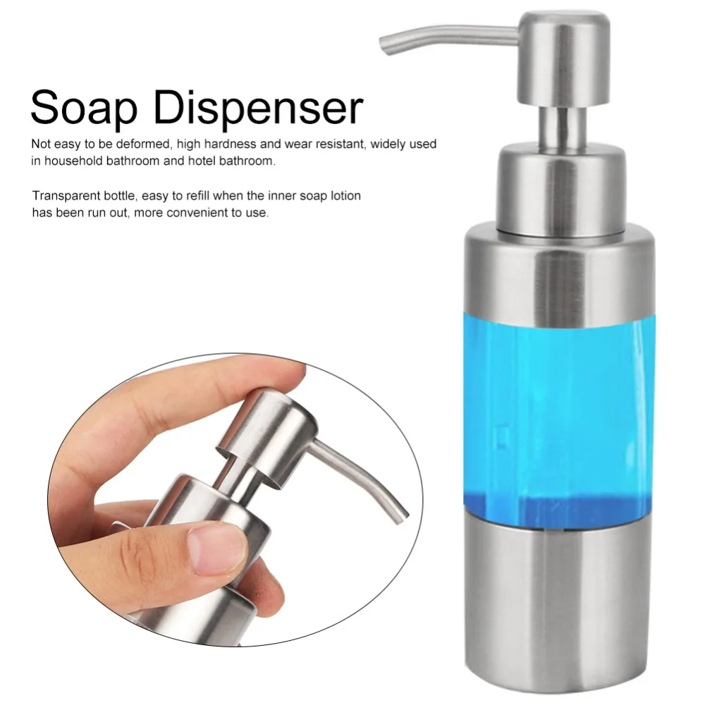 Stainless Steel ABS Soap Dispenser Silver with Pump Lotion Dispenser Refillable Wide Opening Liquid Soap Dispenser
Stainless Steel ABS Soap Dispenser Silver with Pump Lotion Dispenser Refillable Wide Opening Liquid Soap Dispenser