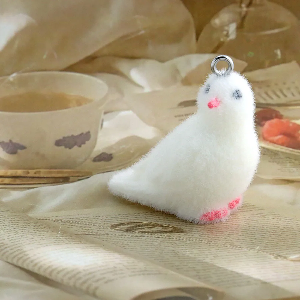 5pcs DIY Flocked Peace Dove Charms White Doves Pendant for Necklace Keychain Bag Charm Phone Jewelry Accessories Making
5pcs DIY Flocked Peace Dove Charms White Doves Pendant for Necklace Keychain Bag Charm Phone Jewelry Accessories Making