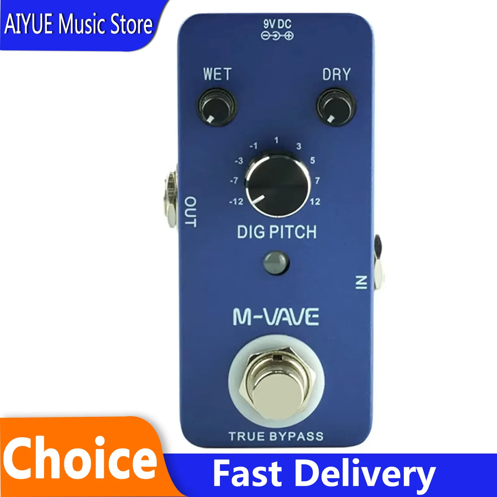 M-VAVE DIG-PITCH Electric Guitar Effects Pedal Dig Pitch 9 Pitch Shift Effect True Bypass Pedal Guitar Parts and Accessories
M-VAVE DIG-PITCH Electric Guitar Effects Pedal Dig Pitch 9 Pitch Shift Effect True Bypass Pedal Guitar Parts and Accessories