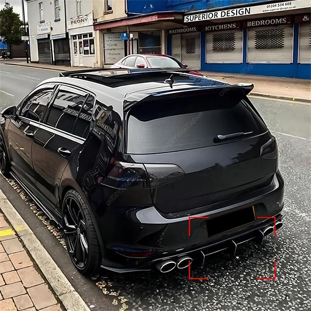 For VW Golf 7 MK7 R R-Line 2013-2016 Car Rear Bumper Diffuser Splitters Spoilers Lip Black ABS Body Kit Accessories Tuning
For VW Golf 7 MK7 R R-Line 2013-2016 Car Rear Bumper Diffuser Splitters Spoilers Lip Black ABS Body Kit Accessories Tuning