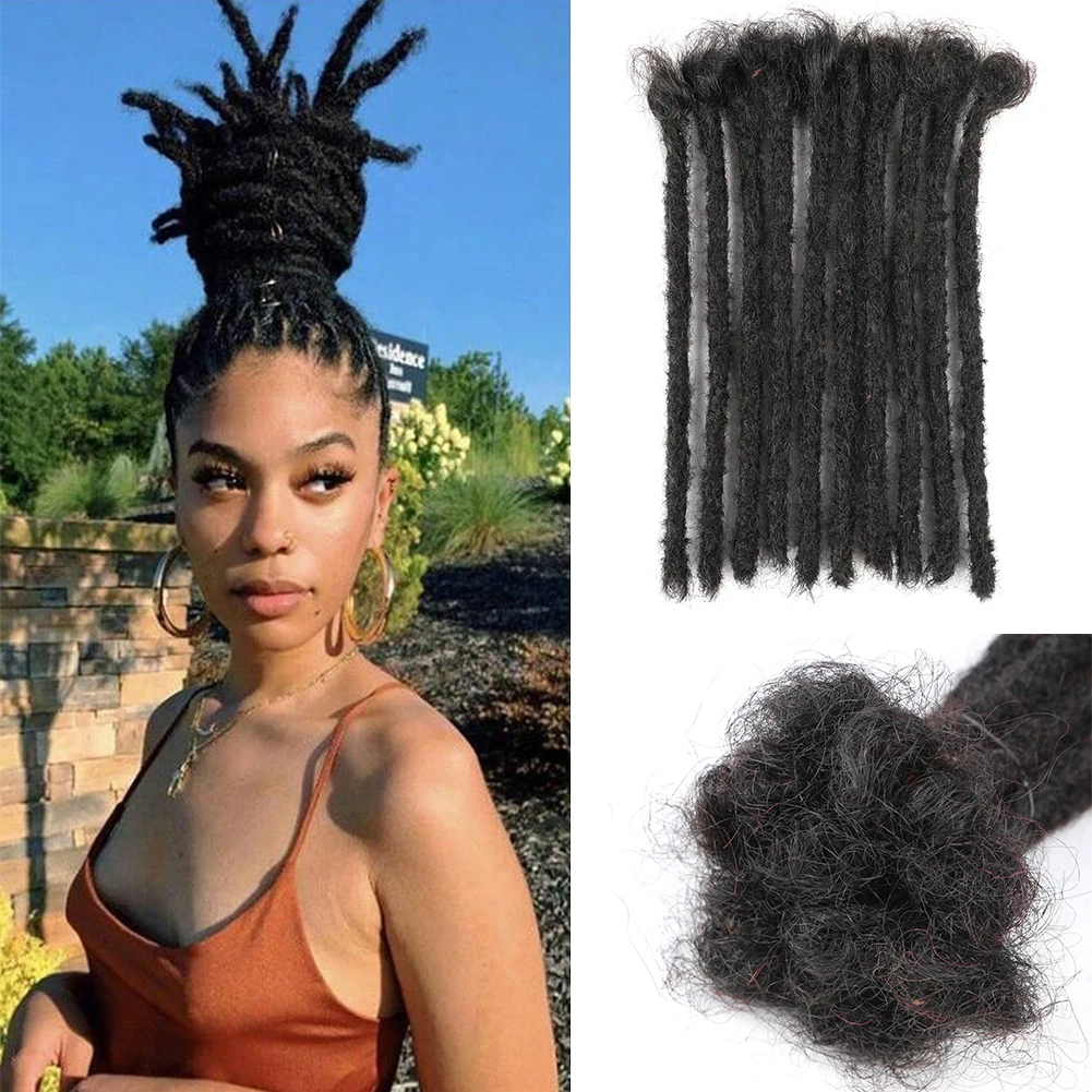 10 Inch Locs Extension Human Hair 10 Strand Dreadlock Extension Full Handmade Human Hair Locs Extension For Woman 0.6cm Dread Extension Human Hair Can Be Curly And Dyed
10 Inch Locs Extension Human Hair 10 Strand Dreadlock Extension Full Handmade Human Hair Locs Extension For Woman 0.6cm Dread Extension Human Hair Can Be Curly And Dyed