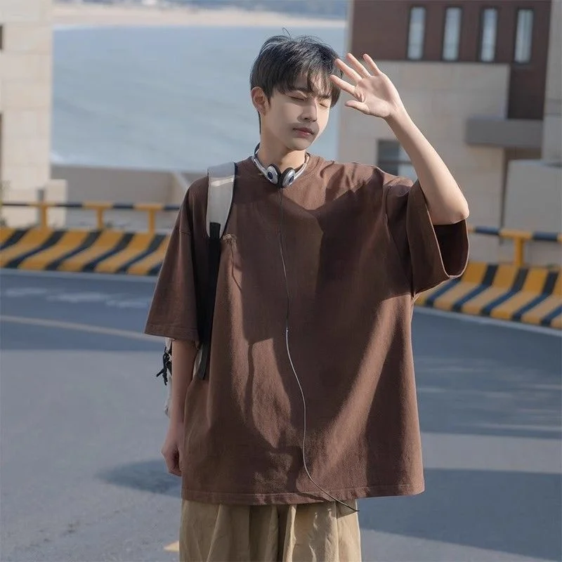 Loose Casual American Style Men's Short Sleeve T-Shirt Retro Letters Brand Trendy Cotton Printed Leisure Half Sleeve Body Shirt
Loose Casual American Style Men's Short Sleeve T-Shirt Retro Letters Brand Trendy Cotton Printed Leisure Half Sleeve Body Shirt