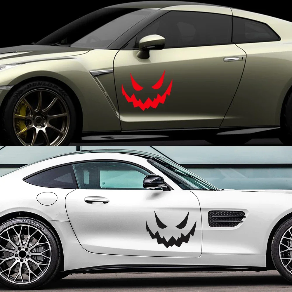 Car Sticker Demon's Smile Vinyl Wrap Auto Door Side Rear Bumper Wrap Vinyl Film Waterproof PVC Stickers Exterior Car Accessories
Car Sticker Demon's Smile Vinyl Wrap Auto Door Side Rear Bumper Wrap Vinyl Film Waterproof PVC Stickers Exterior Car Accessories