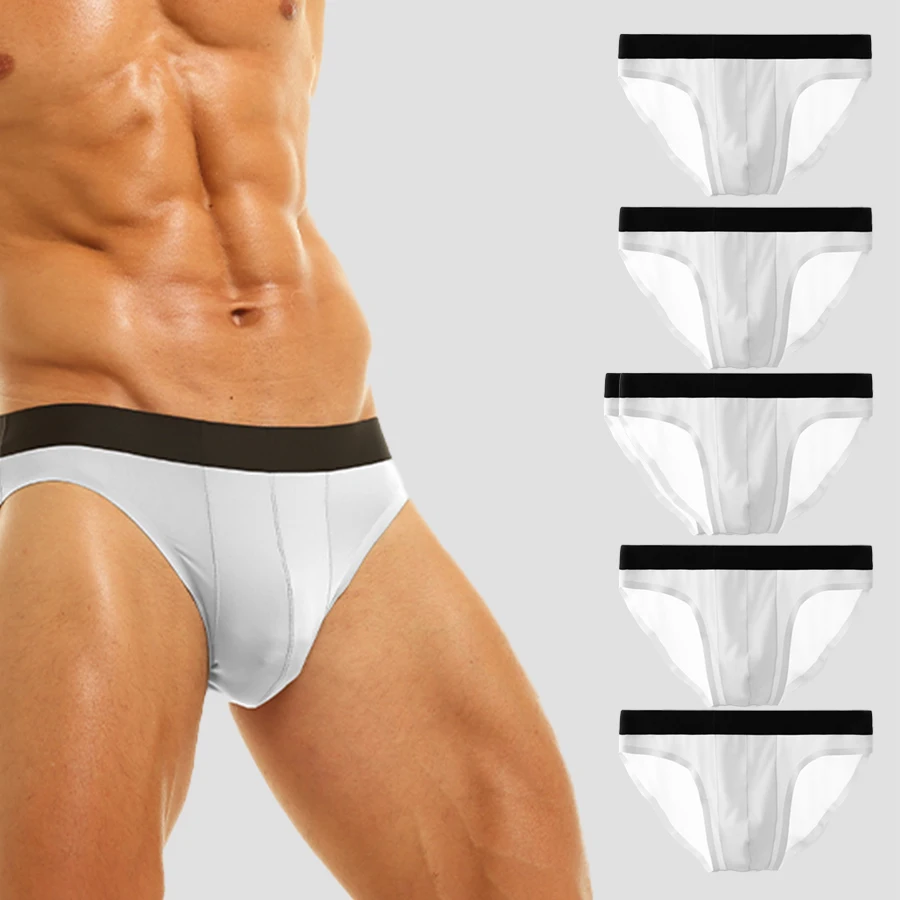 5PCSMen's underpants with ice thread and no trace, ultra-thin, breathable summer men's triangular inner pants, men's transparent
5PCSMen's underpants with ice thread and no trace, ultra-thin, breathable summer men's triangular inner pants, men's transparent