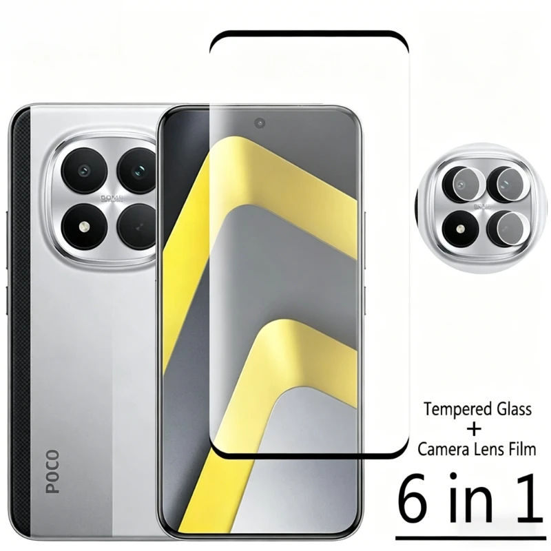 6IN1 Full Cover Tempered Glass For Xiaomi Poco M8 Pro Screen Protector For Poco M8 Camera Glass For Poco M8 Pro Glass 6.83 inch
6IN1 Full Cover Tempered Glass For Xiaomi Poco M8 Pro Screen Protector For Poco M8 Camera Glass For Poco M8 Pro Glass 6.83 inch