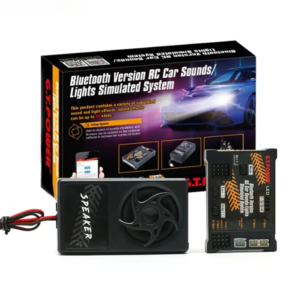 Версия Bluetooth, имитация звука двигателя автомобиля с дистанционным управлением, имитация света, система для осевого автомобиля с радиоуправлением SCX 10 TRX4
Версия Bluetooth, имитация звука двигателя автомобиля с дистанционным управлением, имитация света, система для осевого автомобиля с радиоуправлением SCX 10 TRX4