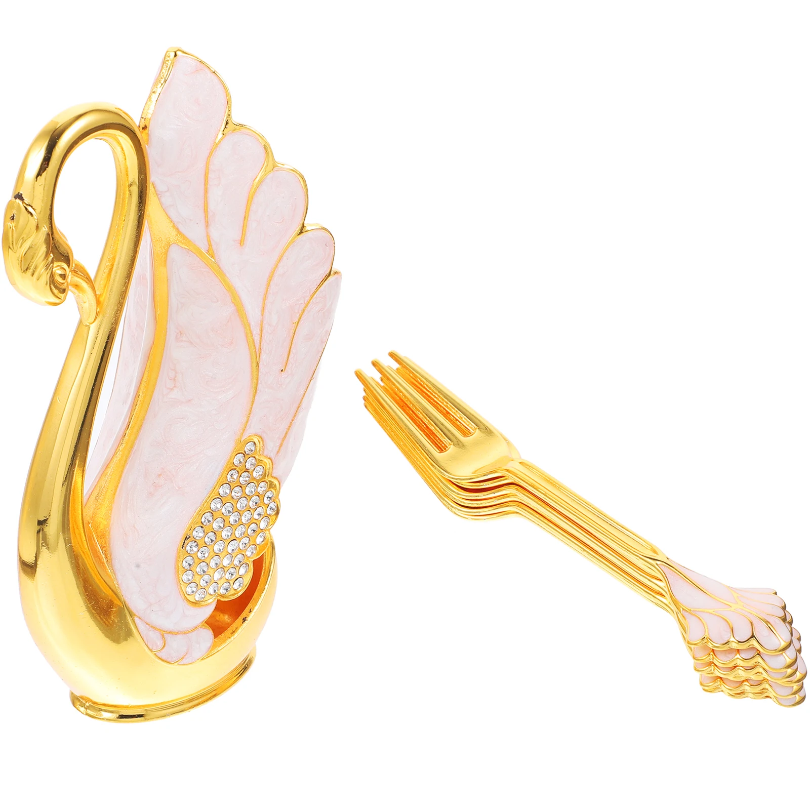 Swan Fork Holder Coffee Scoop Ice Cream Dessert Spoon Storage Rack Fruit Serving Utensils Zinc Alloy Creative Kitchen Helper
Swan Fork Holder Coffee Scoop Ice Cream Dessert Spoon Storage Rack Fruit Serving Utensils Zinc Alloy Creative Kitchen Helper