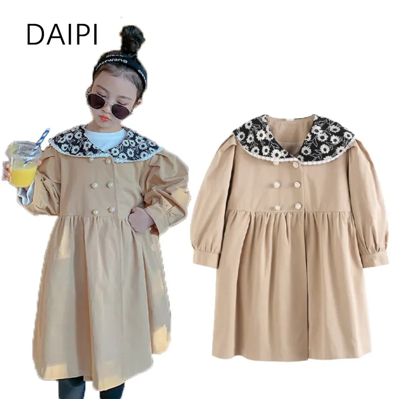4-15 Year Windbreaker for Girls Button Printing Long Girl Jacket 2023 New Quality Preppy Style Trench Coat Kids
4-15 Year Windbreaker for Girls Button Printing Long Girl Jacket 2023 New Quality Preppy Style Trench Coat Kids
