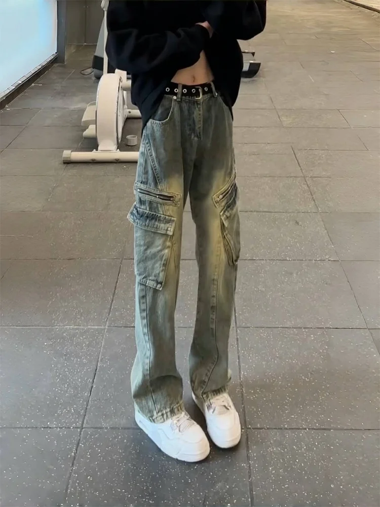 Retro American Washed Knife Men's Jeans Multiple Pockets Straight Leg Slimming Long Trousers Workwear Casual Jeans
Retro American Washed Knife Men's Jeans Multiple Pockets Straight Leg Slimming Long Trousers Workwear Casual Jeans