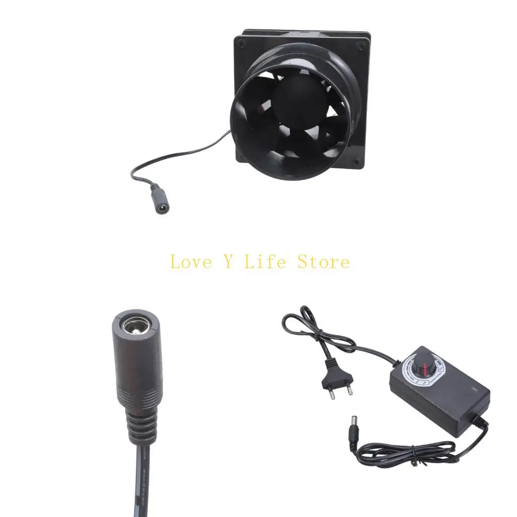L74C 210CFM Duct Fan 12V Adjustable Speed Motor For 3D Printer Enclosure Bathroom Ventilation & Workshop Air Circulations
L74C 210CFM Duct Fan 12V Adjustable Speed Motor For 3D Printer Enclosure Bathroom Ventilation & Workshop Air Circulations