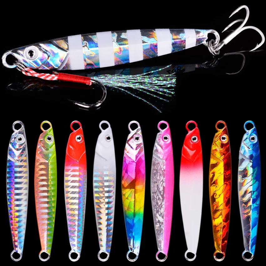 New Long Cast Slow Pitch Jigging Long Shank Lead Fish Jig 10g To 40g Sinking Metal Lifelike Artificial Fishing Lure Bass Tackle
New Long Cast Slow Pitch Jigging Long Shank Lead Fish Jig 10g To 40g Sinking Metal Lifelike Artificial Fishing Lure Bass Tackle