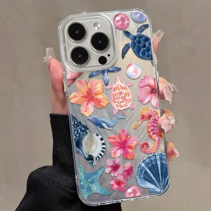 Чехол для телефона «Морская черепаха» для iPhone 16, 15, 14, 13, 12, 11 Pro Max 16E XS X XR 7 8 Plus SE2, милый чехол с узором морского организма
Чехол для телефона «Морская черепаха» для iPhone 16, 15, 14, 13, 12, 11 Pro Max 16E XS X XR 7 8 Plus SE2, милый чехол с узором морского организма