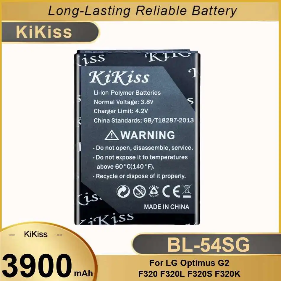 For LG Optimus G2 F320 F320L F320S F320K BL 54SG Mobile Phone Battery Good Low-Temperature Performance 3900mAh BL-54SG
For LG Optimus G2 F320 F320L F320S F320K BL 54SG Mobile Phone Battery Good Low-Temperature Performance 3900mAh BL-54SG