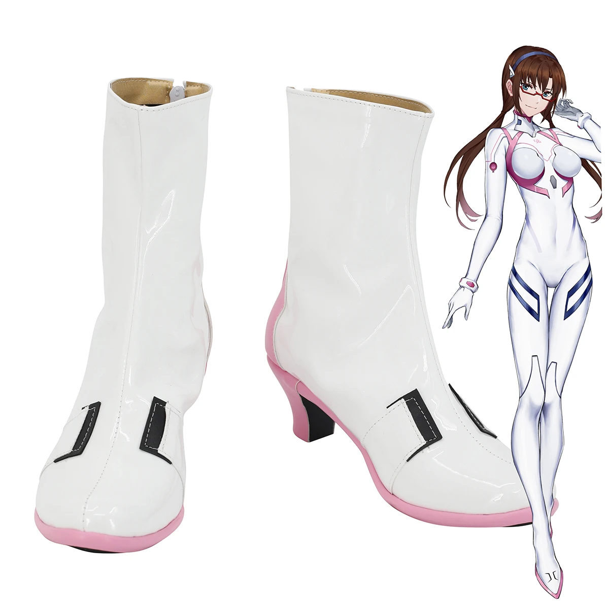 EVA Mari Makinami Illustrious Cosplay Shoes High Heel Boots Custom Made
EVA Mari Makinami Illustrious Cosplay Shoes High Heel Boots Custom Made