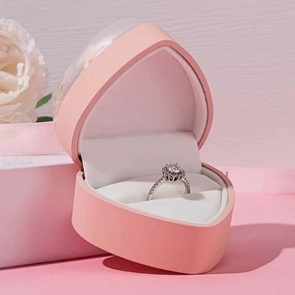 Composite Paper Heart Ring Box Rose Acrylic Ring Display Case Three-dimensional Earring Storage Jewelry Organizer Couple
Composite Paper Heart Ring Box Rose Acrylic Ring Display Case Three-dimensional Earring Storage Jewelry Organizer Couple