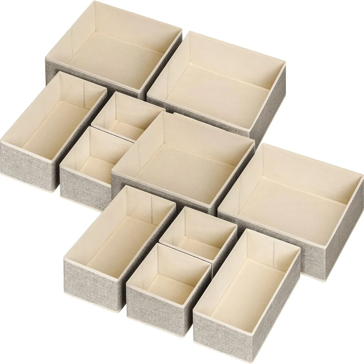 12 Pack Drawer Organizers for Clothing, Foldable Clothes Storage Box Closet Dresser Drawer Organizers Dividers, Bedroom Organiza
12 Pack Drawer Organizers for Clothing, Foldable Clothes Storage Box Closet Dresser Drawer Organizers Dividers, Bedroom Organiza