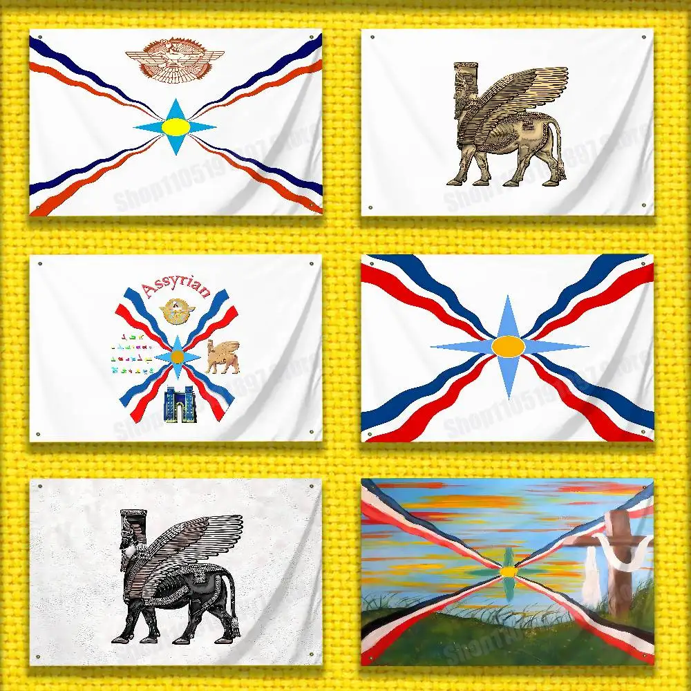 Assyria Assyrian Colossal Lamassu Flag For 50*70cm 60*90cm 60*110cm 80*120cm 100*150cm 150*200cm Camp Banner Tapestry
Assyria Assyrian Colossal Lamassu Flag For 50*70cm 60*90cm 60*110cm 80*120cm 100*150cm 150*200cm Camp Banner Tapestry
