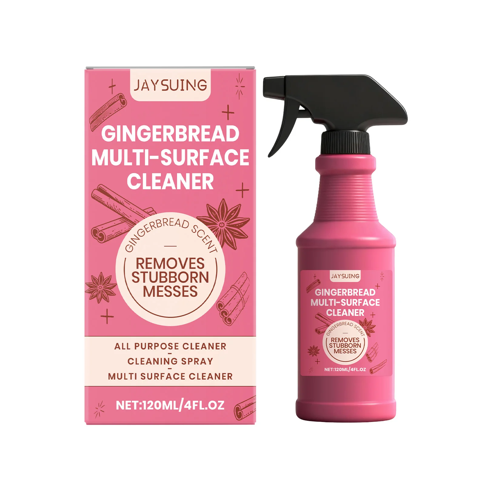 US Stock Multi Surface Cleaner Spray Gingerbread Scent All Purpose Kitchen Grease Degreaser Household Appliance Stain Remover
US Stock Multi Surface Cleaner Spray Gingerbread Scent All Purpose Kitchen Grease Degreaser Household Appliance Stain Remover