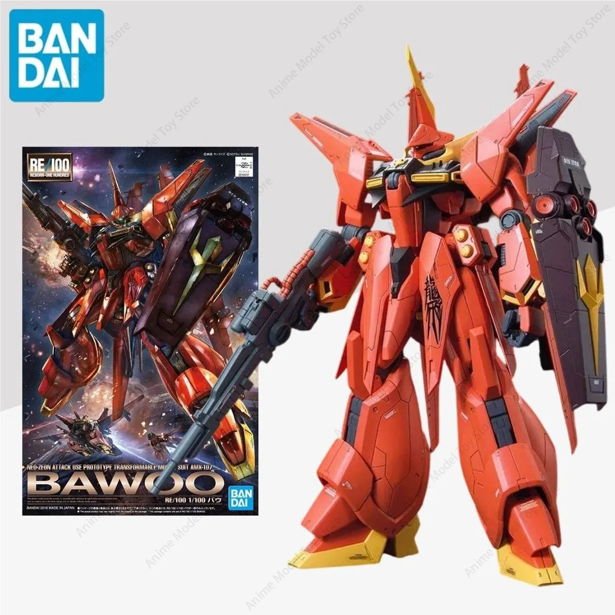 Original Bandai in Stock Genuine Gundam RE 1/100 Bawoo Gunpla Building Anime Figures Model Kits Action Collectibles Toys Gifts
Original Bandai in Stock Genuine Gundam RE 1/100 Bawoo Gunpla Building Anime Figures Model Kits Action Collectibles Toys Gifts