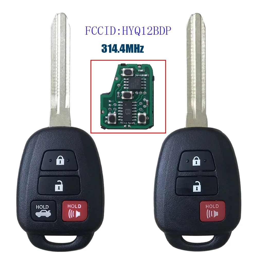 HYQ12BDP 314Mhz H Chip Remote Car Key For Toyota Tacoma /Tacoma Combo RAV4 Kluger Higlander 89070-42880 04020 Fob
HYQ12BDP 314Mhz H Chip Remote Car Key For Toyota Tacoma /Tacoma Combo RAV4 Kluger Higlander 89070-42880 04020 Fob