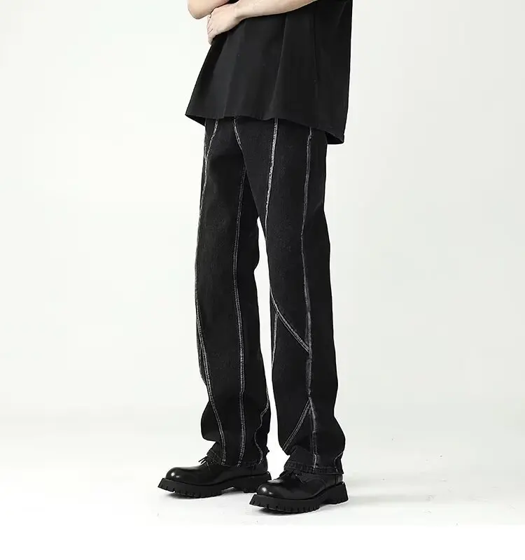 Мужские джинсы Bootcut, винтажные прямые брюки, рваные джинсовые оригинальные мужские джинсы, тонкие эластичные мягкие брюки, мужская рабочая одежда
Мужские джинсы Bootcut, винтажные прямые брюки, рваные джинсовые оригинальные мужские джинсы, тонкие эластичные мягкие брюки, мужская рабочая одежда