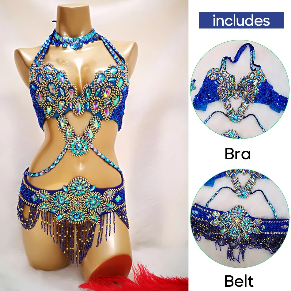 Belly Dance Bra and Belt Sexy 2 PCS Set For Adult Women Strip Dance Performance Night Club Stage Catwalk Props Accessories
Belly Dance Bra and Belt Sexy 2 PCS Set For Adult Women Strip Dance Performance Night Club Stage Catwalk Props Accessories