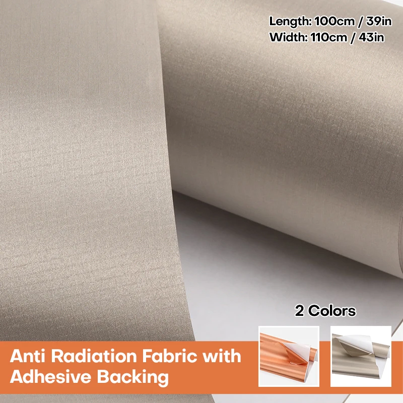 Self Adhesive Faraday Fabric 100X110Cm Rfid Emi Rf Shielding Radiation Protection Diy Wifi Signal Blocking Material
Self Adhesive Faraday Fabric 100X110Cm Rfid Emi Rf Shielding Radiation Protection Diy Wifi Signal Blocking Material