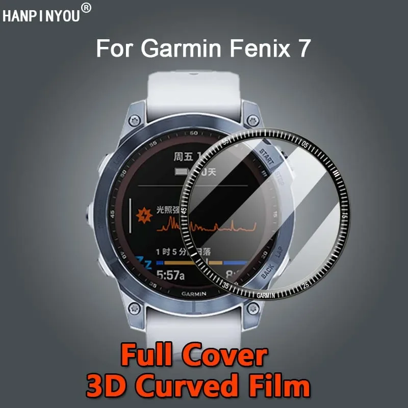 For Garmin Fenix 7 7S 7X Ultra Clear Full Coverage 3D Curved Plating Soft PMMA PET Film Screen Protector -Not Tempered Glass
For Garmin Fenix 7 7S 7X Ultra Clear Full Coverage 3D Curved Plating Soft PMMA PET Film Screen Protector -Not Tempered Glass