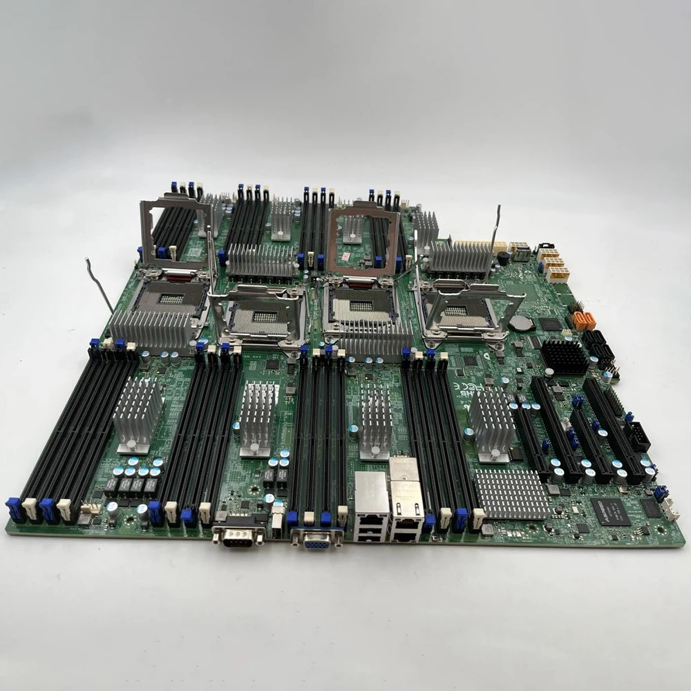 Server Motherboard Quad Socket R1 (LGA 2011) Supports Xeon Processor E7-4800 v4/v3 Family For Supermicro X10QBL-4
Server Motherboard Quad Socket R1 (LGA 2011) Supports Xeon Processor E7-4800 v4/v3 Family For Supermicro X10QBL-4