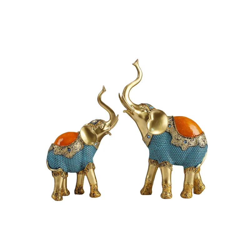 Resin Crafts Artificial Animal Sculpture Golden Elephants Mother and Child Decorative Figurines Home Decoration Accessories
Resin Crafts Artificial Animal Sculpture Golden Elephants Mother and Child Decorative Figurines Home Decoration Accessories