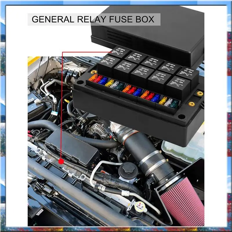 Top Deals Fuse And Relay Box Block Truck 12V Fuse Relay Box Pre-Wires 5Pin 40A ATC/ATO 15 Fuses
Top Deals Fuse And Relay Box Block Truck 12V Fuse Relay Box Pre-Wires 5Pin 40A ATC/ATO 15 Fuses