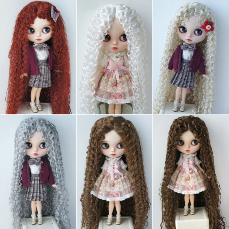 JD220 1/6 1/4 1/3 1/12 Blythes чрезвычайно длинные вьющиеся модные синтетические мохеровые парики BJD YOSD MSD SD аксессуары для кукол
JD220 1/6 1/4 1/3 1/12 Blythes чрезвычайно длинные вьющиеся модные синтетические мохеровые парики BJD YOSD MSD SD аксессуары для кукол