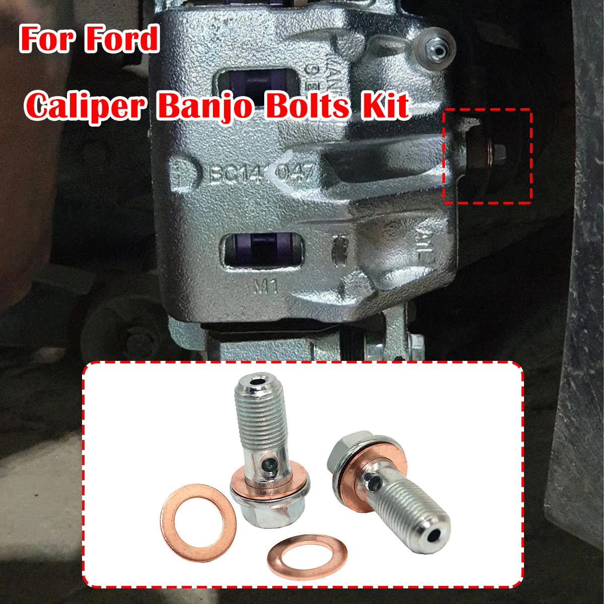 For Ford Kuga MK2 Caliper Hose Lines Banjo Fittings Bolts Copper Sealing Crush Washers Replacement Parts 2012 2013 2014-2019
For Ford Kuga MK2 Caliper Hose Lines Banjo Fittings Bolts Copper Sealing Crush Washers Replacement Parts 2012 2013 2014-2019