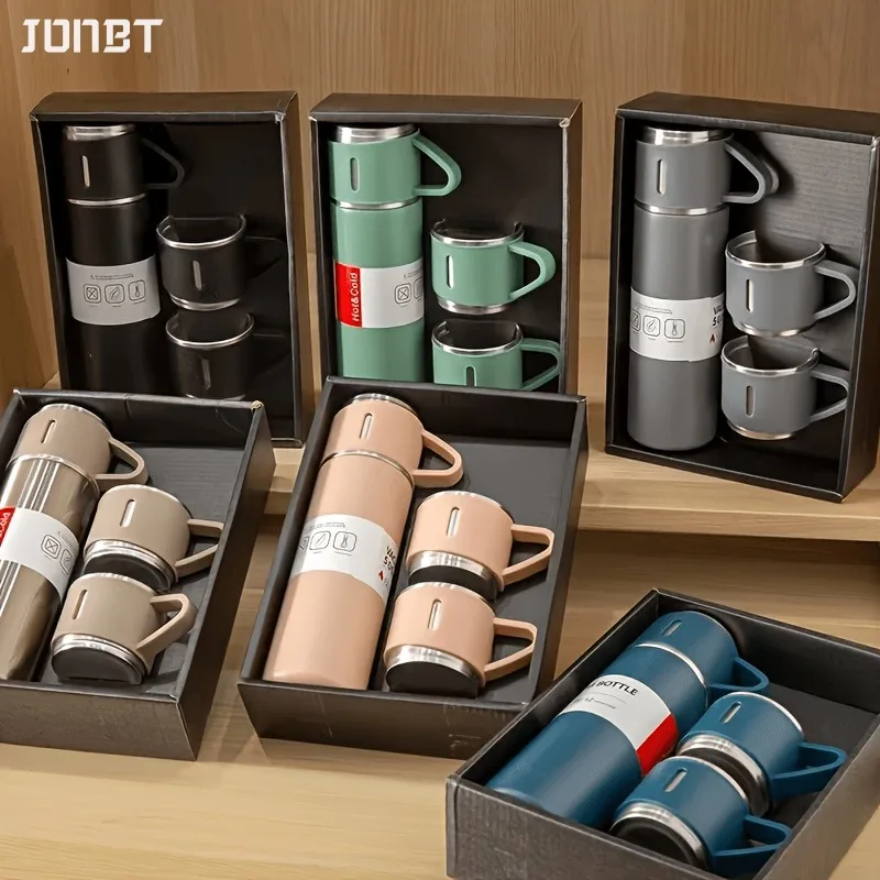 500ML Stainless Steel Thermal Water Bottle Vacuum Flask Gift Set Office Business Style Thermos Bottle Outdoor Hot Insulation Cup
500ML Stainless Steel Thermal Water Bottle Vacuum Flask Gift Set Office Business Style Thermos Bottle Outdoor Hot Insulation Cup