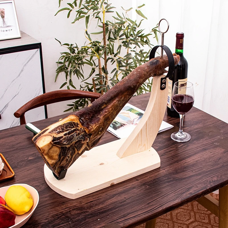 Spain Wooden Ham Rack Support Ham Leg Slice Professional Ham Carving Rack With Non-Slip Mat Fixed Holder Kitchen Restaurant Tool
Spain Wooden Ham Rack Support Ham Leg Slice Professional Ham Carving Rack With Non-Slip Mat Fixed Holder Kitchen Restaurant Tool