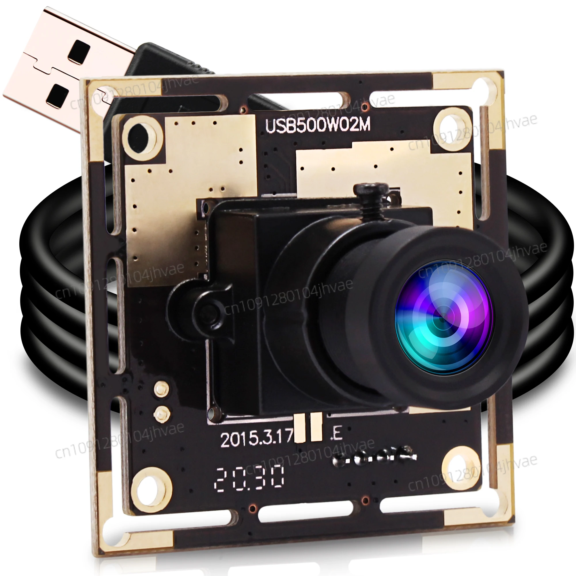 ELP 5MP OV5640 Free Driver USB Camera Module 2592X1944 High Speed 3.6mm Lens HD Surveillance Camera for Android Linux Windows
ELP 5MP OV5640 Free Driver USB Camera Module 2592X1944 High Speed 3.6mm Lens HD Surveillance Camera for Android Linux Windows