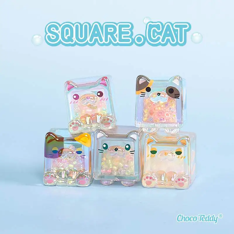 Choco Teddy Square Cat Ice Cool Series Luminous Blind Box Stack One Stack Ice Cube Shape Cat Doll Toys Ornament Mystery Box Gift
Choco Teddy Square Cat Ice Cool Series Luminous Blind Box Stack One Stack Ice Cube Shape Cat Doll Toys Ornament Mystery Box Gift
