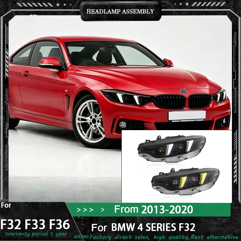 Car Full LED Headlight Light Assemblies For BMW 4 Series F32 F36 F82 2013-2020 Auto Fog DRL Brake Turn Signal Lamp Plug and Play
Car Full LED Headlight Light Assemblies For BMW 4 Series F32 F36 F82 2013-2020 Auto Fog DRL Brake Turn Signal Lamp Plug and Play