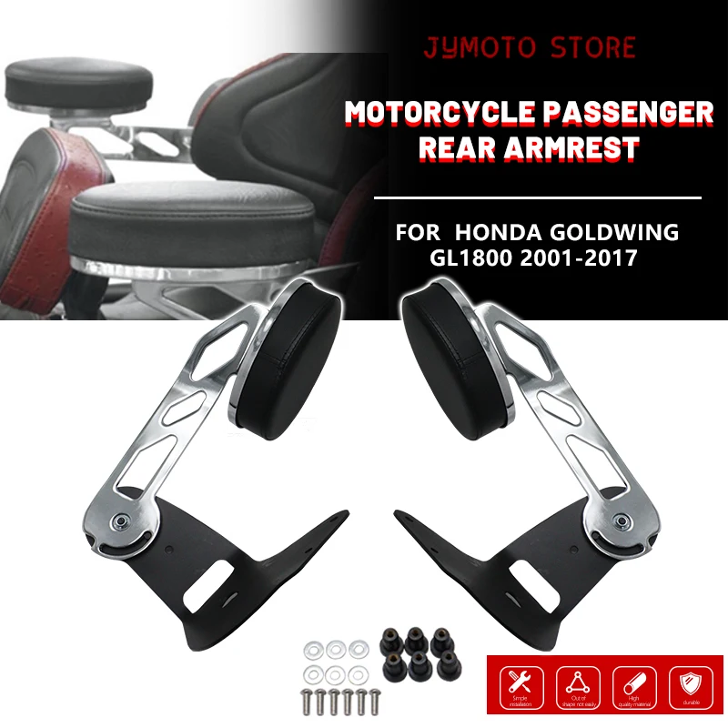 Motorcycle Rear Passenger Seat For Honda Golden Wing GL1800 2001-2017 2016 2015 2014 Adjustable Passenger Armrest Trunk Armrest
Motorcycle Rear Passenger Seat For Honda Golden Wing GL1800 2001-2017 2016 2015 2014 Adjustable Passenger Armrest Trunk Armrest