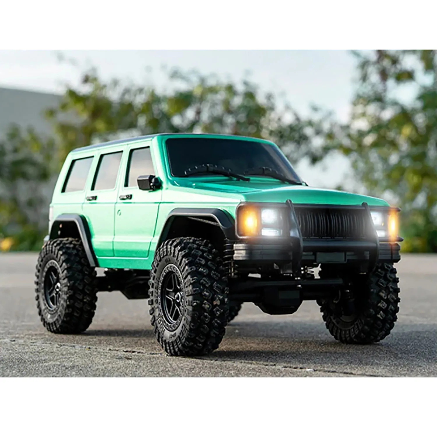 1/18 ABS 4WD Radio Controlled Rock Crawler 8562 2.4G RC Off Road Vehicles 3Speed 370 Motor ESC Servo Light System Battery
1/18 ABS 4WD Radio Controlled Rock Crawler 8562 2.4G RC Off Road Vehicles 3Speed 370 Motor ESC Servo Light System Battery
