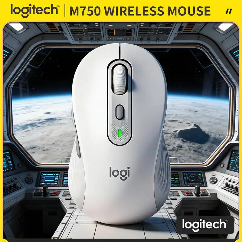 Logitech M750 Bluetooth Mouse - 90% Noise Reduction, Custom Side Buttons, 3-Device Sync, 24-Month Battery, Work Tool
Logitech M750 Bluetooth Mouse - 90% Noise Reduction, Custom Side Buttons, 3-Device Sync, 24-Month Battery, Work Tool