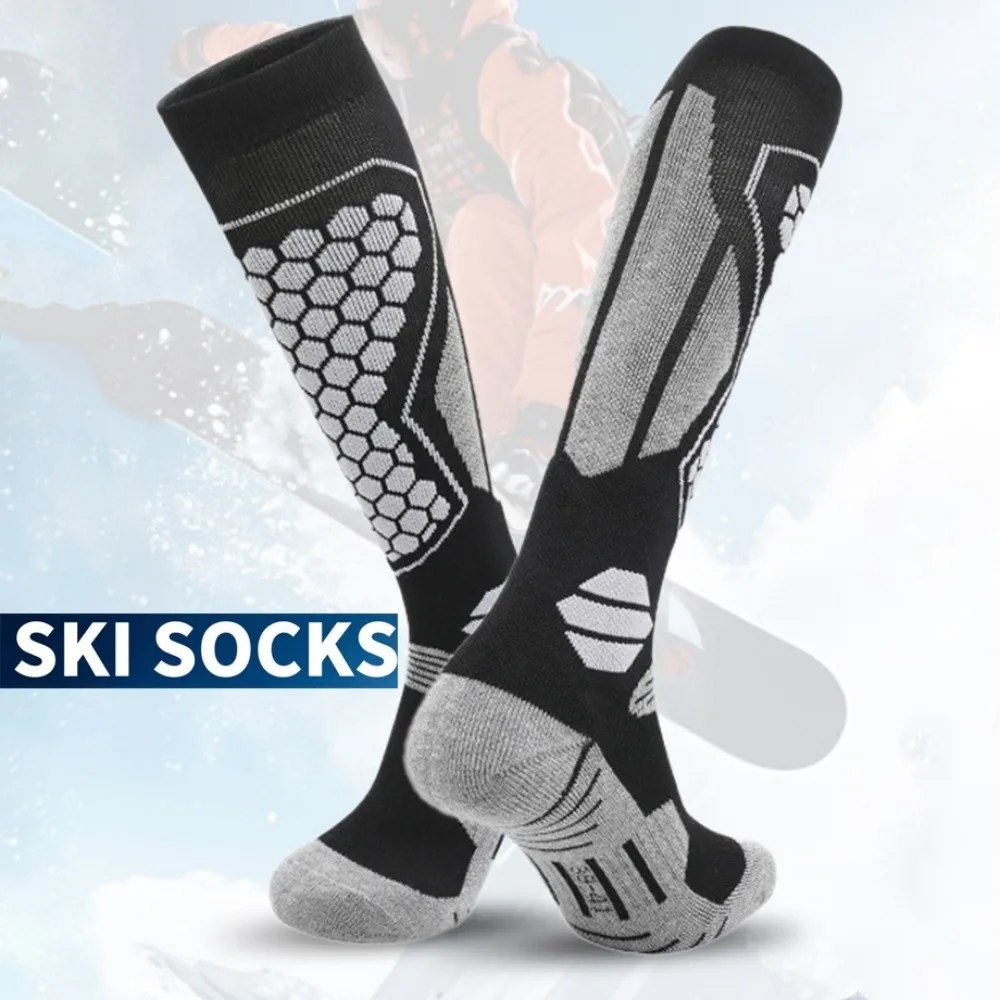 Soft Thicker Design Ski Socks Warm Wear-resistant Sports Socks Knee High High Elastic Outdoor Hiking Socks Skiing
Soft Thicker Design Ski Socks Warm Wear-resistant Sports Socks Knee High High Elastic Outdoor Hiking Socks Skiing