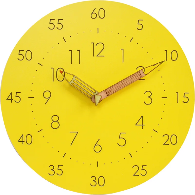 MJK Kids Cartoon Silent Wall Clock Modern Design Educational Wooden Child BedRoom Decor Wall Clocks
MJK Kids Cartoon Silent Wall Clock Modern Design Educational Wooden Child BedRoom Decor Wall Clocks