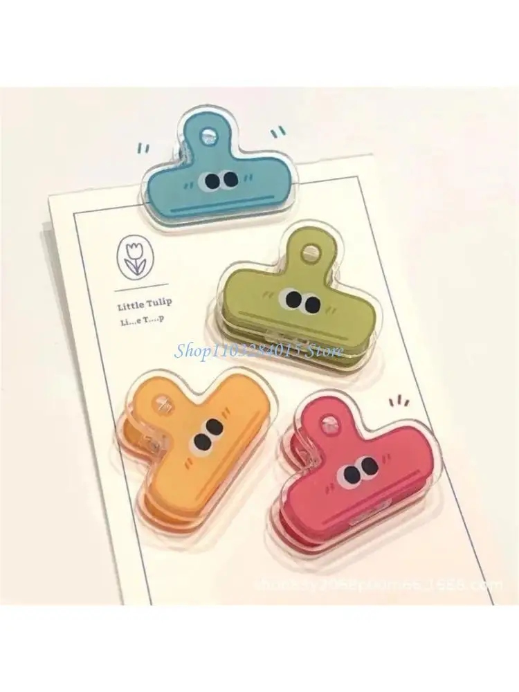 R6FF Cartoon Big Eye Acrylic Paper Clip Paper Clamp for Food Bag Photo Drawing Board
R6FF Cartoon Big Eye Acrylic Paper Clip Paper Clamp for Food Bag Photo Drawing Board